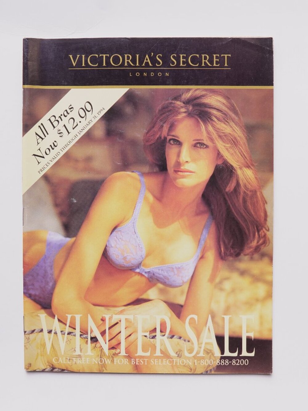 Victoria's Secret London Winter Sale 1994 Catalog Stephanie Seymour Cover